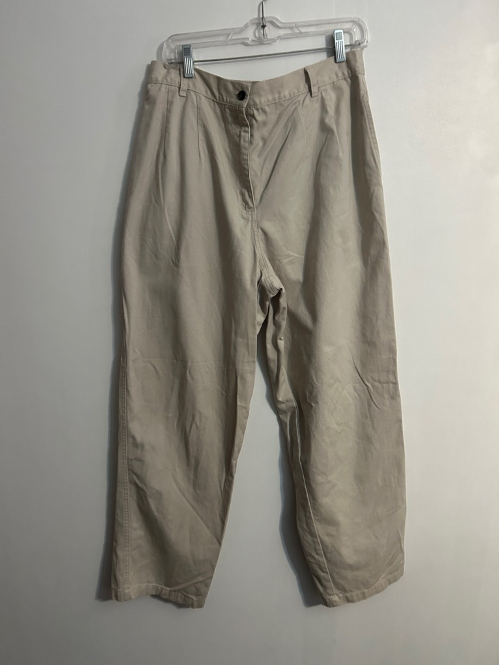 Beige Women Casual Carpenter Pants